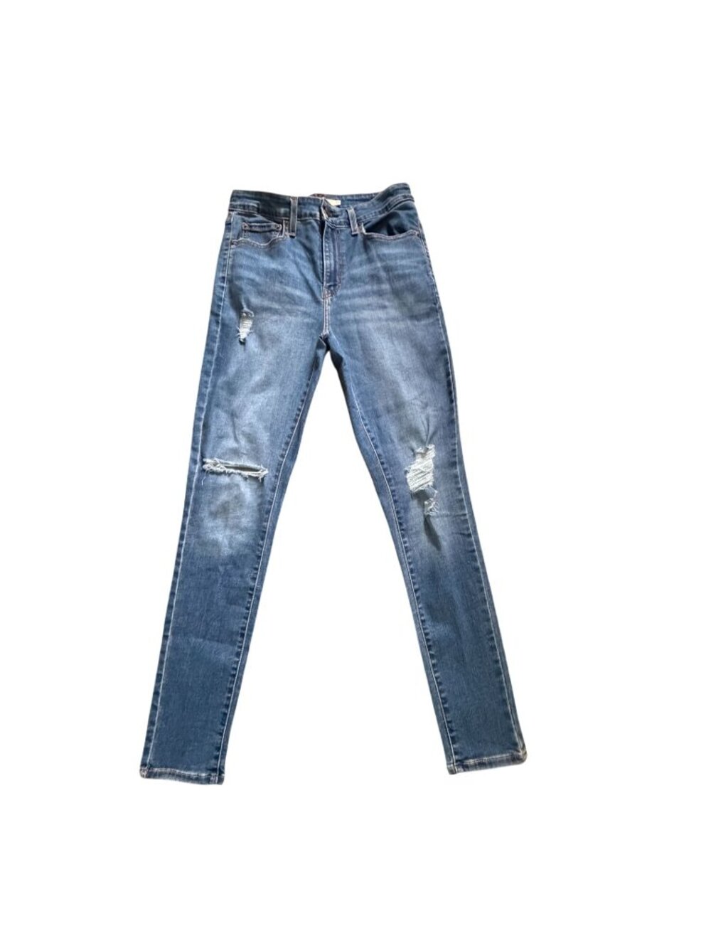 Levi's  721 High Rise Skinny Denim Jeans-Blue-Size 29-GUC